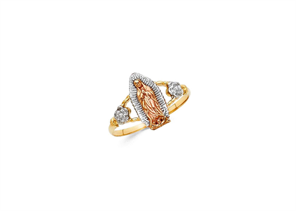 Dainty Mother Mary Religious Ring